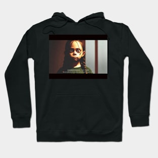 Creepy girl fake movie Hoodie